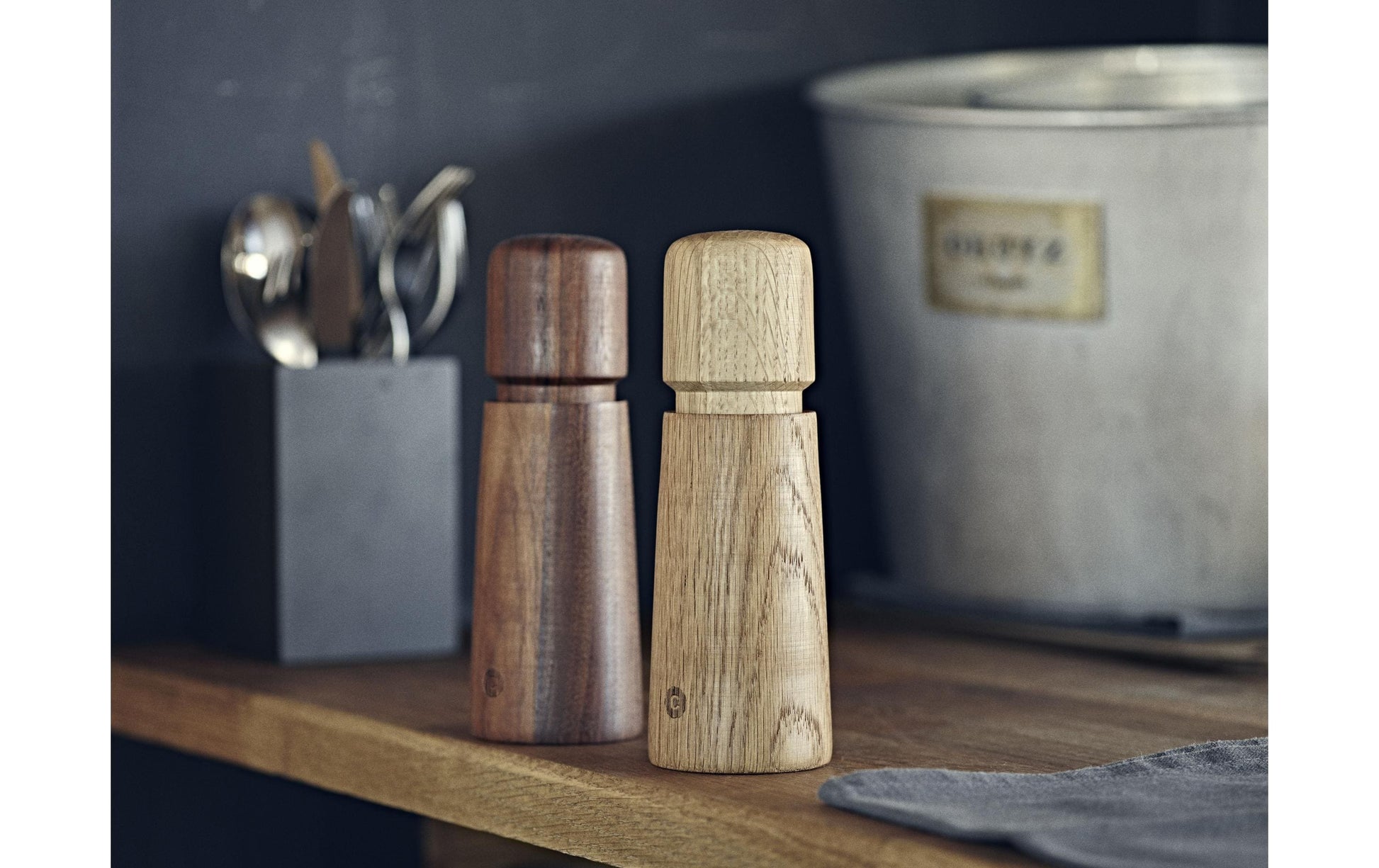 CrushGrind Salz-/Pfeffermühle 16,8 cm, Holz, Walnuss