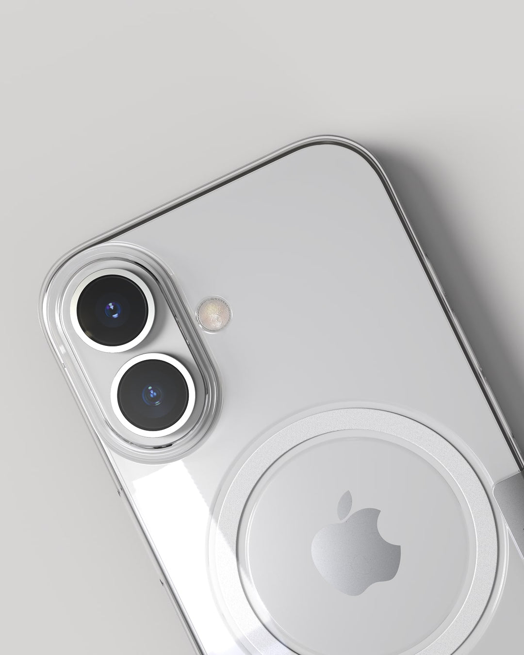 Nudient – Backcover – für Apple iPhone 17 – transparent – MagSafe-kompatibel