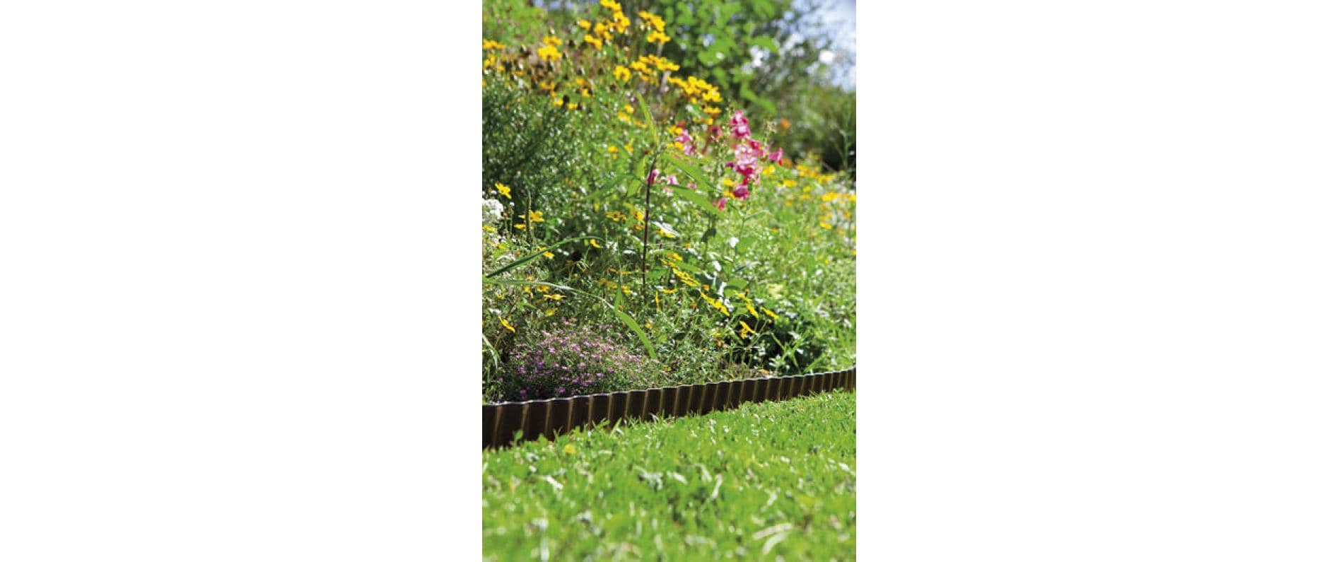 Gardena Beeteinfassungsrolle – 90 mm × 9 m, Kunststoff, Schwarz, wetterfest