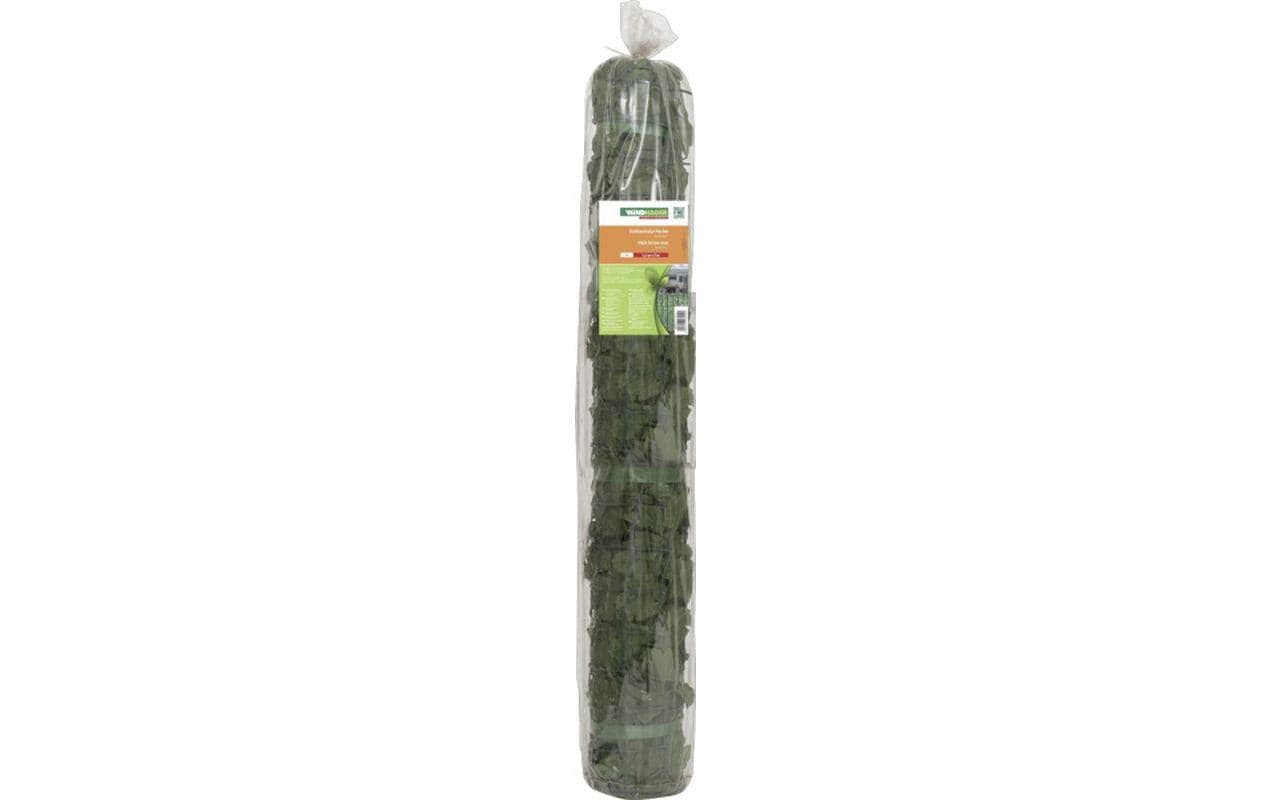 Windhager Maple Sichtschutz-Hecke – Grün – Ahorn-Optik – 3000 × 1500 mm