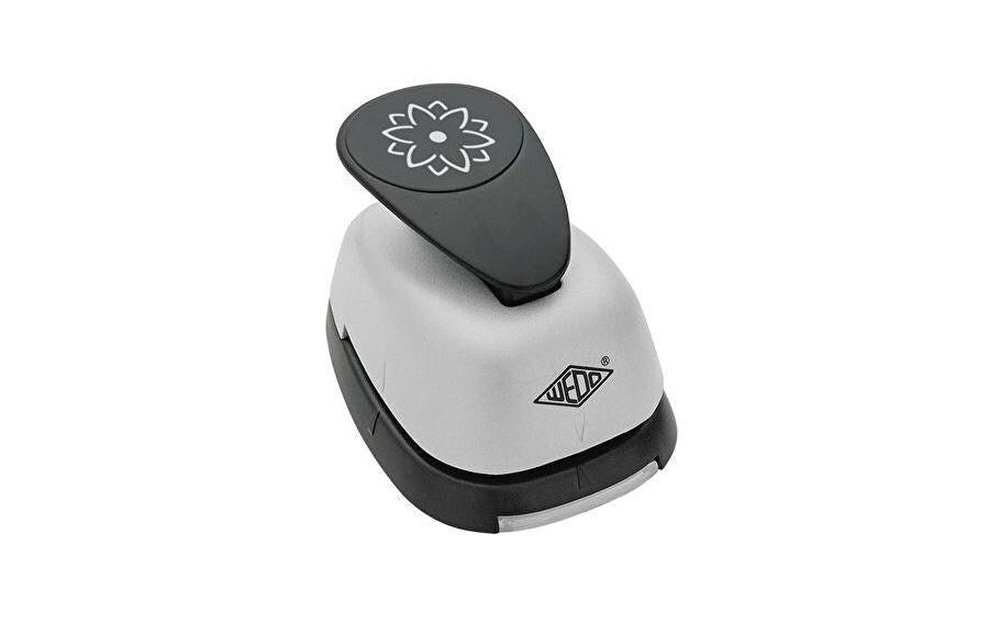 Wedo Motivstanzer Blume, Ø 35 mm, schwarz/grau