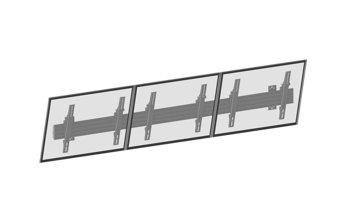 Multibrackets Pro MBW3U – Wandhalterung, neigbar, für 40", VESA 400×400, bis 90 kg, schwarz