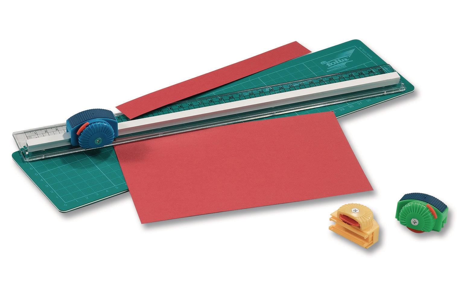 Folia Schneidematte mit Lineal – 8 × 36 cm – Mehrfarbig