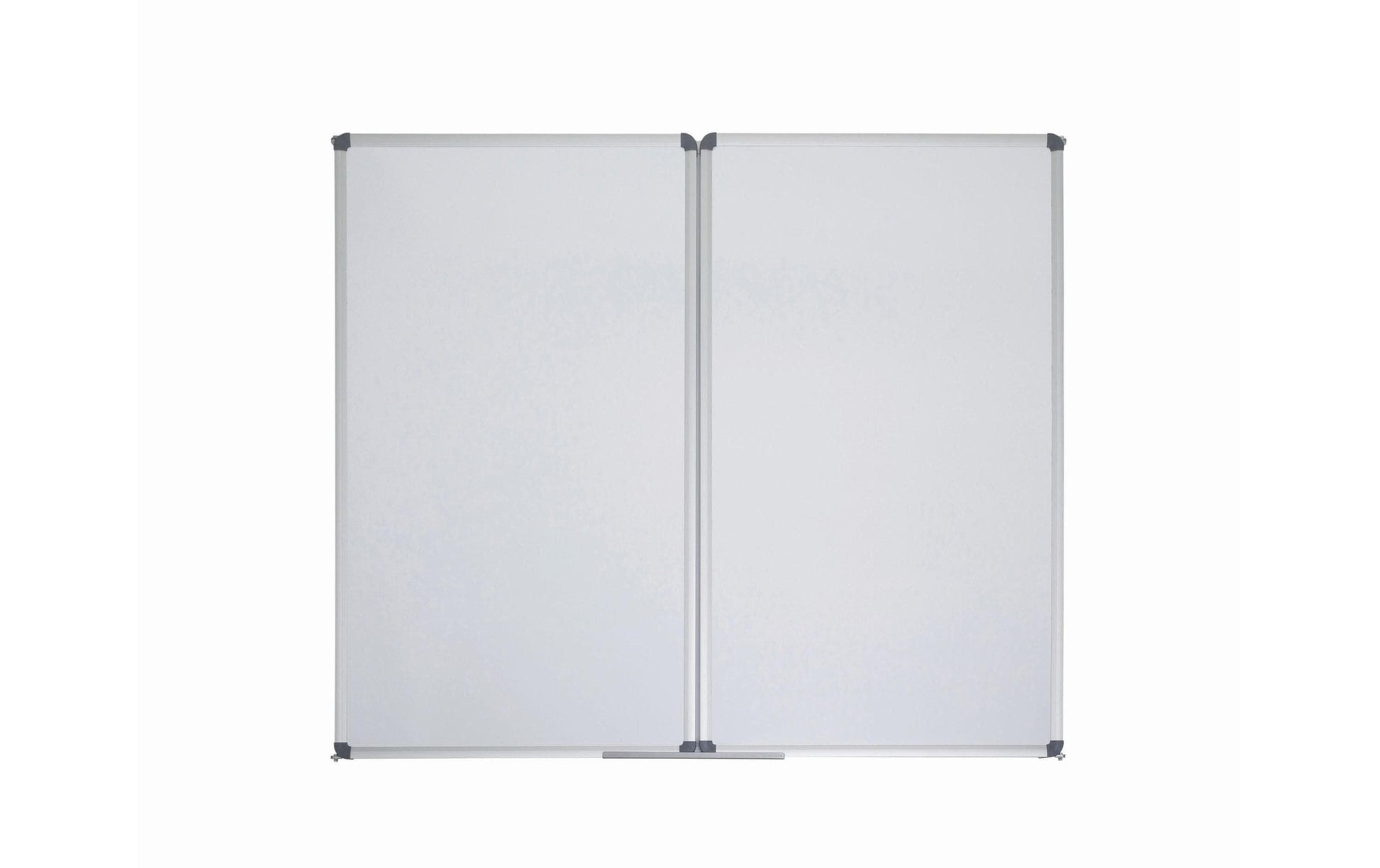 MAUL Whiteboard – 120 × 100 cm, Alu-Rahmen, Wandmontage, inkl. Stiftablage