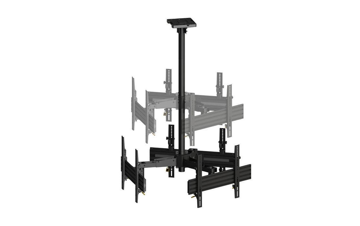 Multibrackets Pro MBC3U – Wandhalterung, neigbar, bis 65", bis 90 kg, schwarz