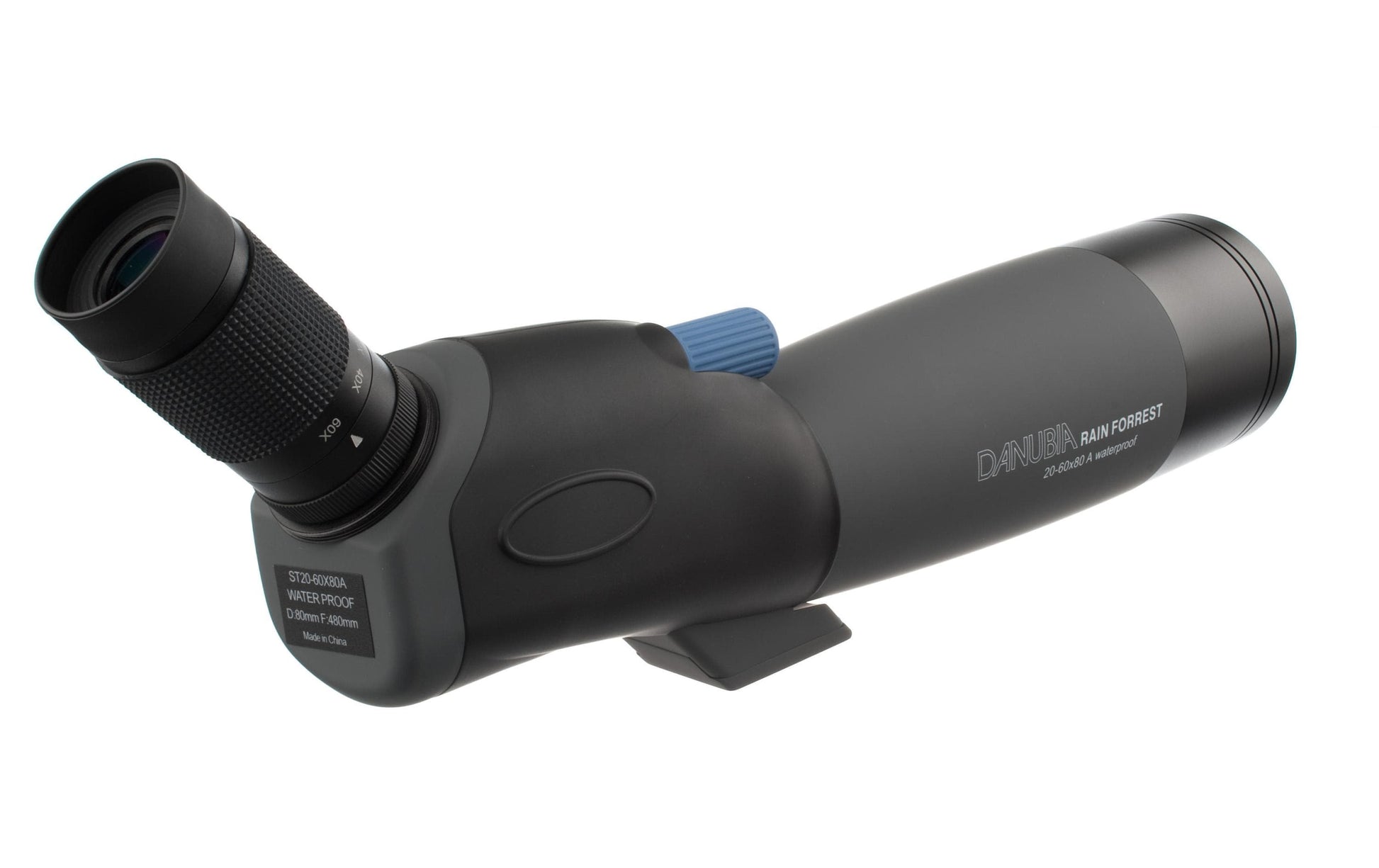 Dörr Danubia Rainforest Spektiv – 20–60×80, 80 mm Objektiv, 1,49 kg – Schwarz