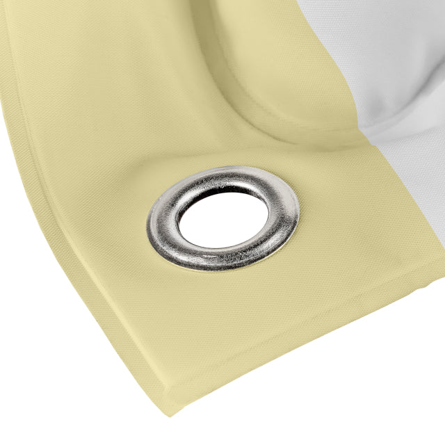 Kolma Luftmatratze – mit Kissen, Sicherheitsventil, faltbar – 78,5 × 188 cm – Sand/Weiss – 1 Stk.