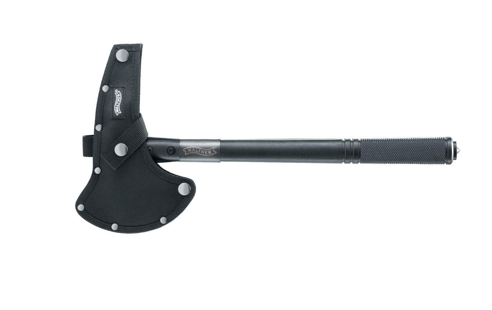 Walther Tactical Tomahawk – Axt, 520 mm Gesamtlänge, Klinge 123 mm, Edelstahl, Griff glasfaserverstärkt