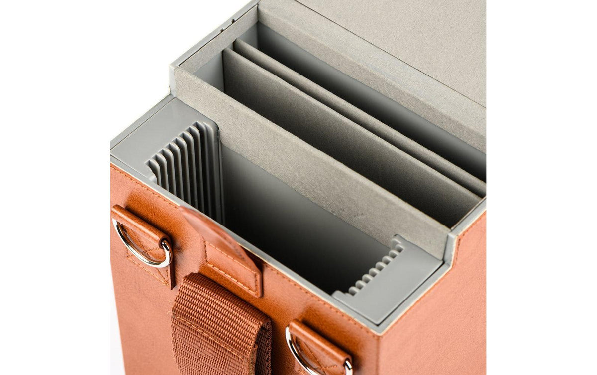 NiSi All-in-One-Box Filter-Etui – Kunstleder – Braun – für 100 mm Square-Filter-System