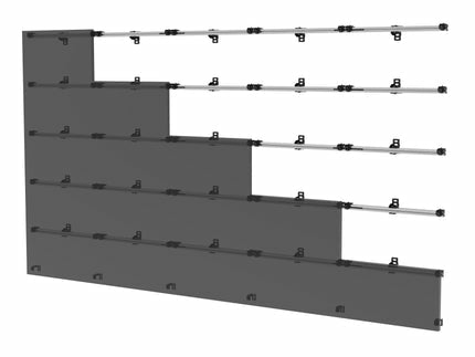 Peerless AV DS-LEDUNV610-5x5 – LED-Wandhalterung für Universal, 5×5, LED-Tiles bis 610 mm
