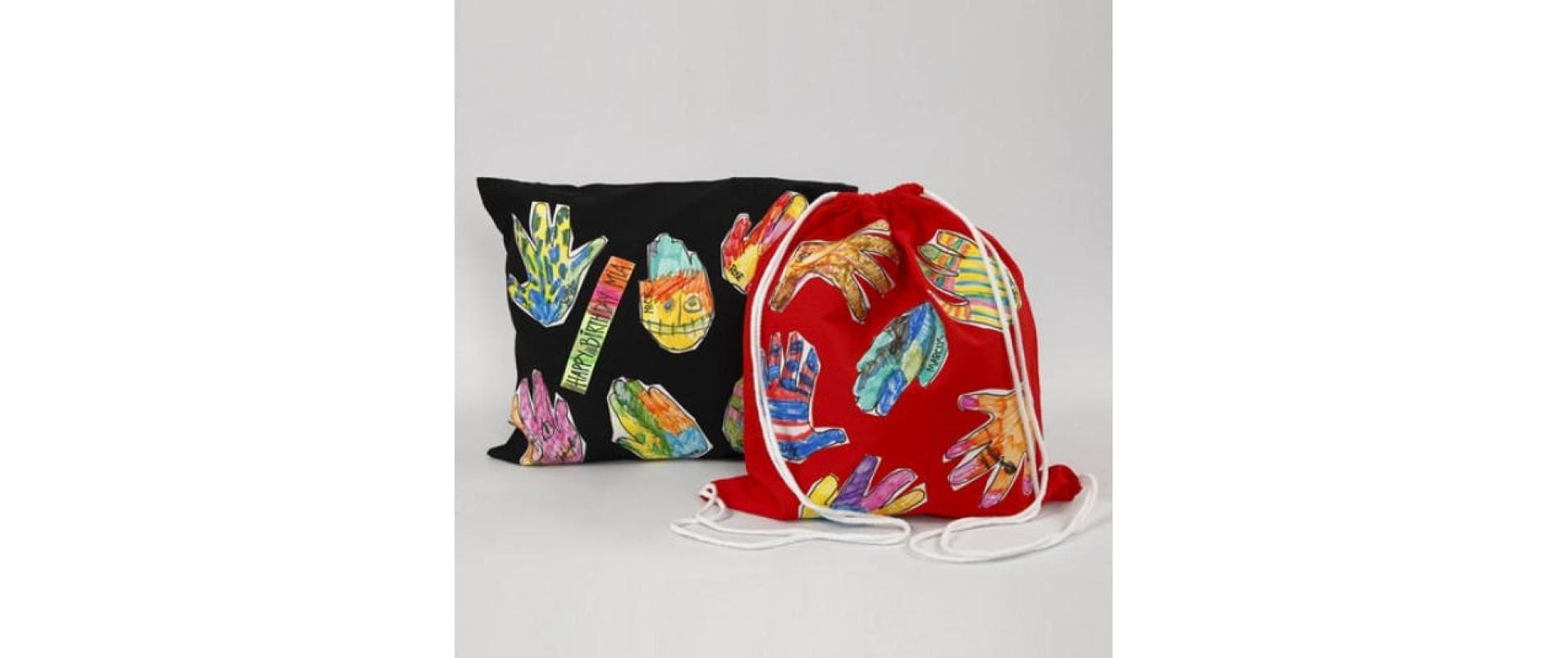Creativ Company Stofftasche, Baumwolle, sortiert, 380×420 mm