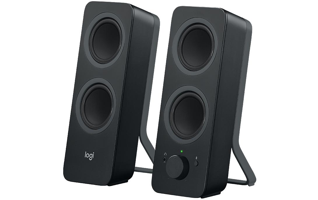 Logitech Z207, Paar – PC-Lautsprecher-Set – 2.0, 5 W, Bluetooth 4.1, 3.5 mm Klinke, Schwarz