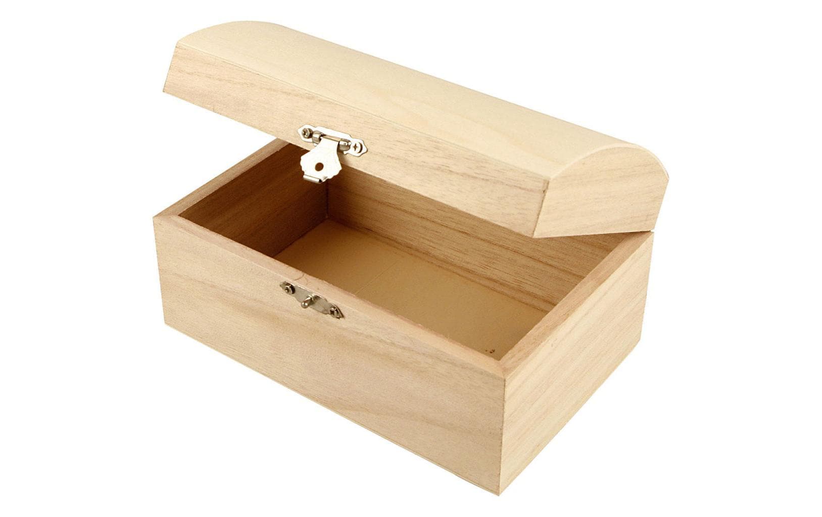Creativ Company Truhe – Holz – Braun – 215 × 106 × 158 mm – Verriegelbar