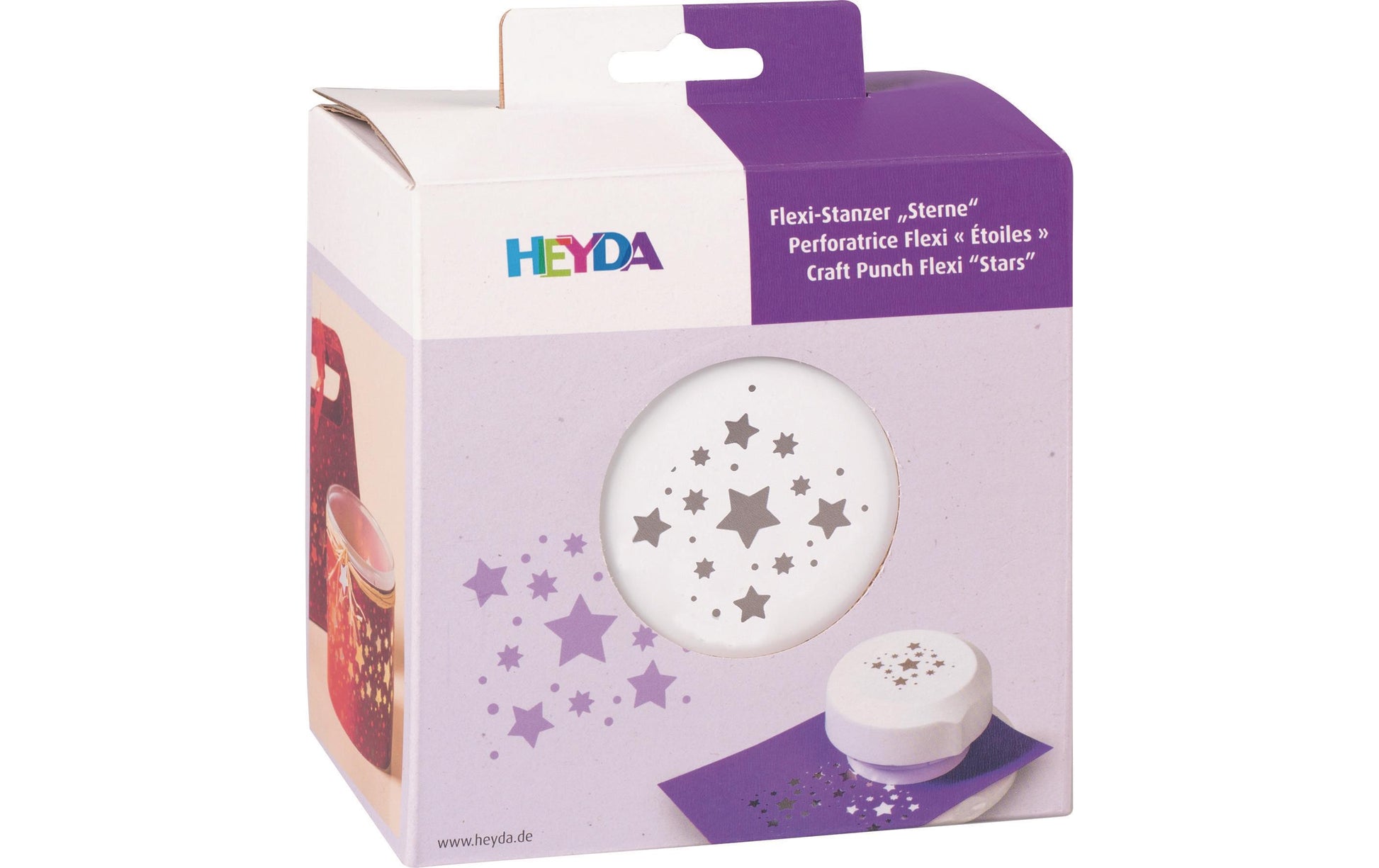 HEYDA Motivstanzer Stern, Ø 43 mm, weiss, 1 Stück