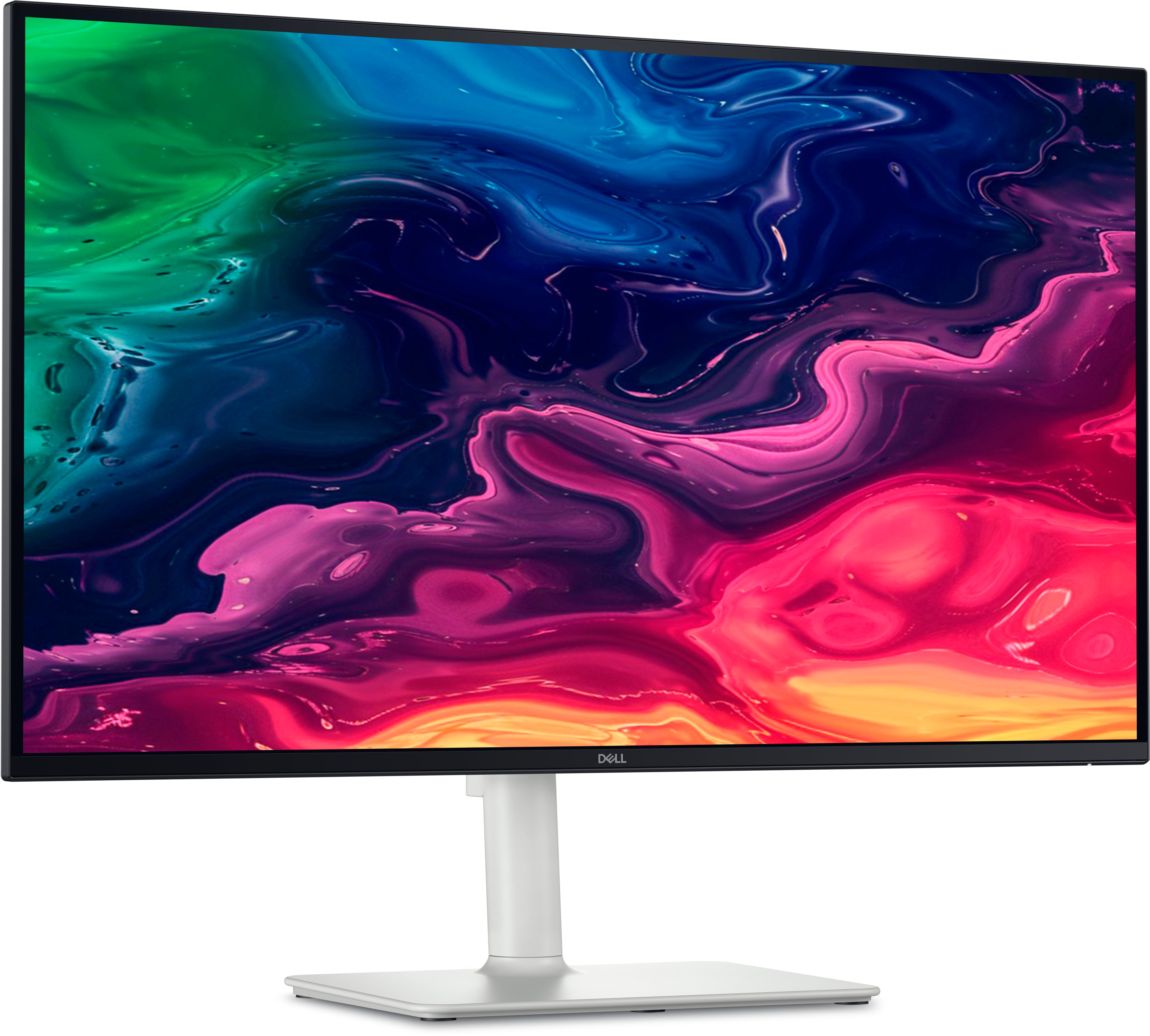 Dell 27 Plus 4K – Monitor, 27", IPS, 120 Hz, 350 cd/m², USB-C, USB-Hub, Eingebaute Lautsprecher, Silber