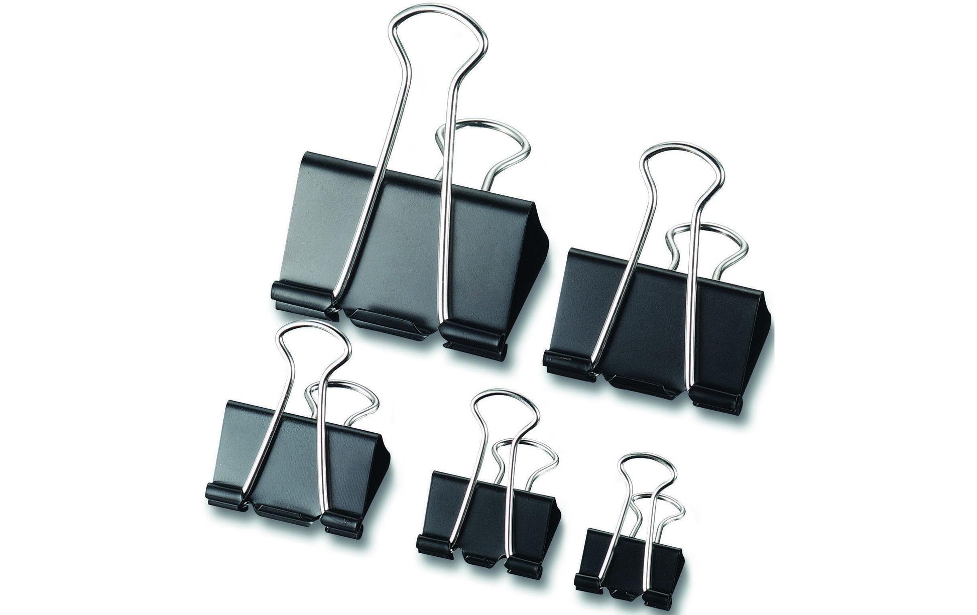 Maped Foldback-Klammern 41 mm – schwarz, 12 Stk.