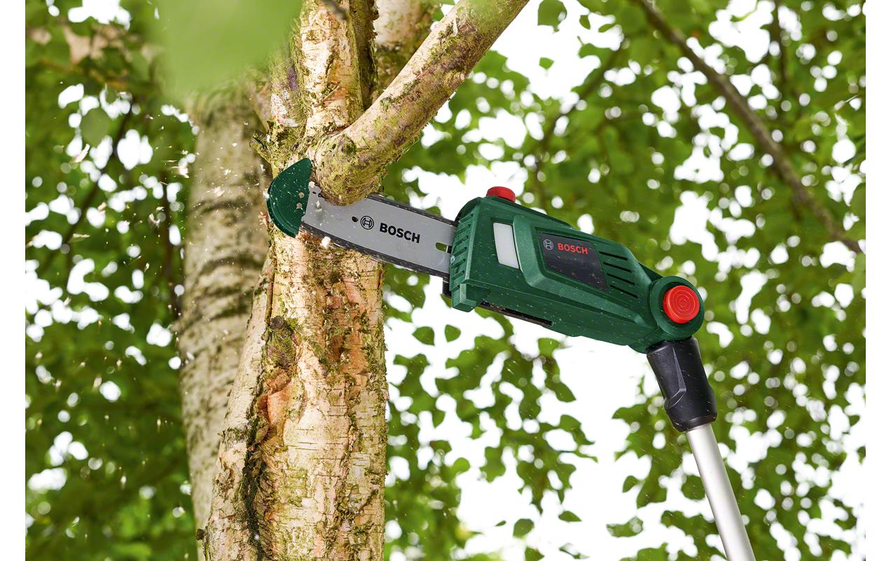 Bosch UniversalChainPole Hochentaster – 18 V – Schwertlänge 200 mm – 2,5 Ah & Ladegerät – POWER FOR ALL