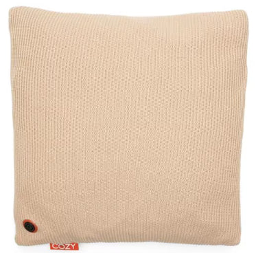 Bodi-Tek Una Heizkissen – 45 × 45 cm, Strickbezug, mit Powerbank 10'000 mAh, 3 Heizstufen, Beige
