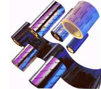 Intermec Wachs/Harz Thermotransferband 110 mm × 100 m, Farbseite aussen