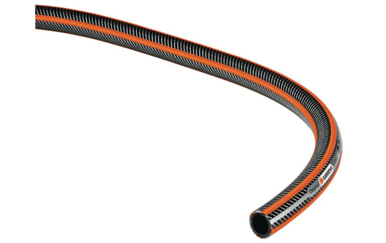 Gardena Gartenschlauch Premium SuperFLEX – 20 m, Ø 1,3 cm, bis 35 bar, schwarz/orange