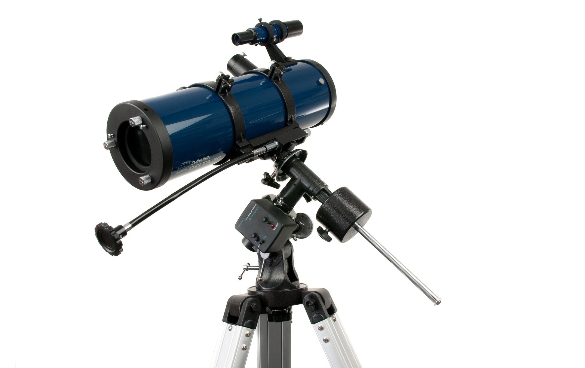 Dörr Delta 30 – Spiegelteleskop, 114 mm, 1000 mm Brennweite, 50×, 200× Vergrösserung, Blau