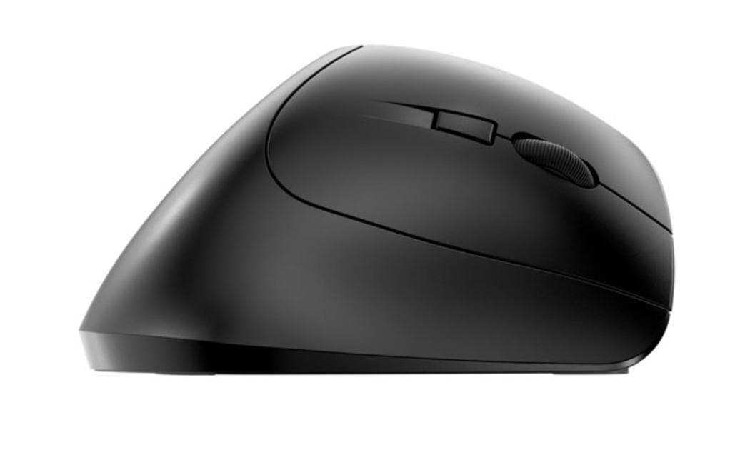 CHERRY MW 4500 Ergonomische Maus – kabellos, 6 Tasten, für Rechtshänder, vertikal, umschaltbare DPI, schwarz