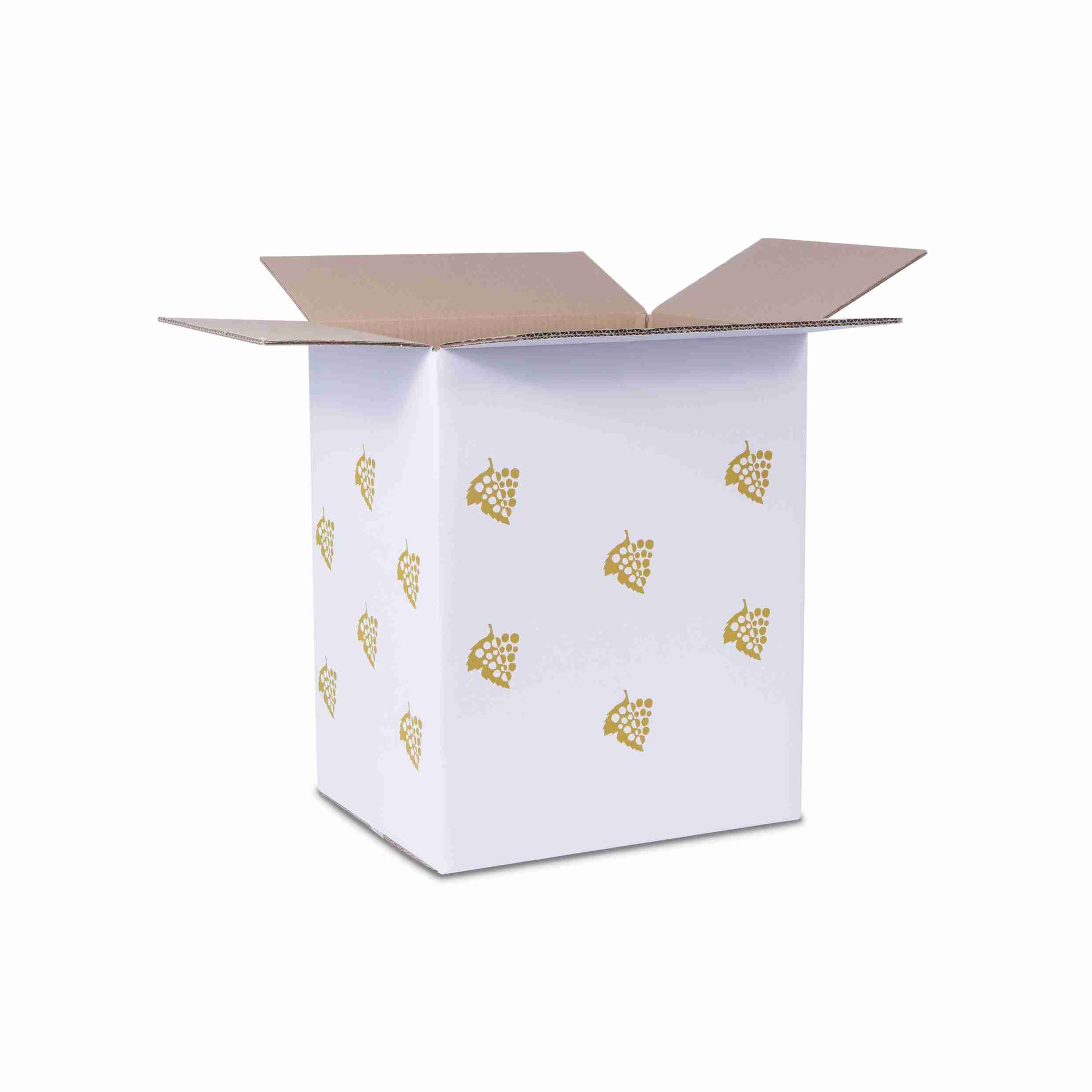 Model Weinversandkarton – für 12 × 0,75 l, max. 340 mm & Ø90 mm – 405 × 325 × 490 mm, weiss, Wellkarton – 1 Stk., ab 20 Stk.