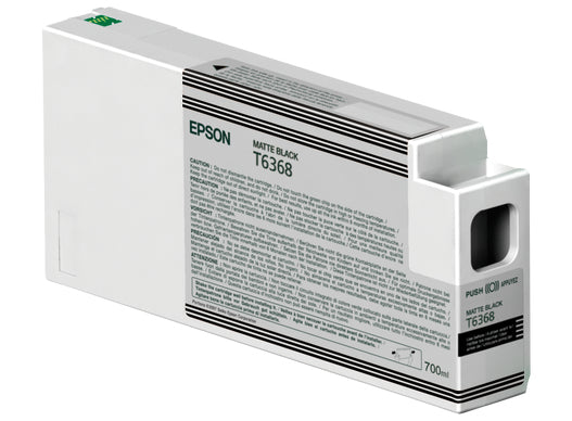 Epson Tintenpatrone C13T63680N, Mattschwarz, 700 ml, Original – für Stylus Pro 7900, 9900, 9700 und andere
