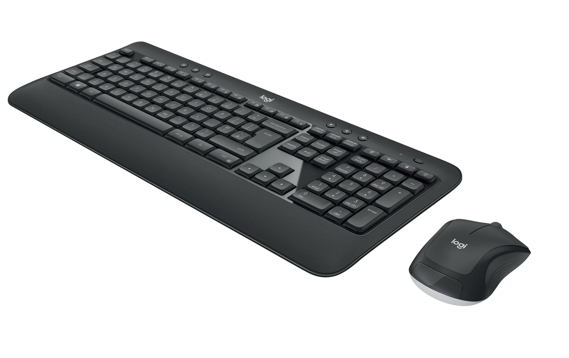 Logitech MK540 – Tastatur- und Maus-Set – 2,4 GHz USB-A (Unifying-Empfänger) – QWERTZ (DE) – Schwarz/Weiss