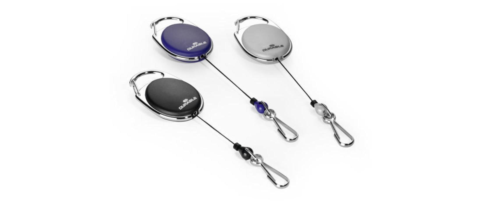Durable Ausweishalter, Metall, Grün