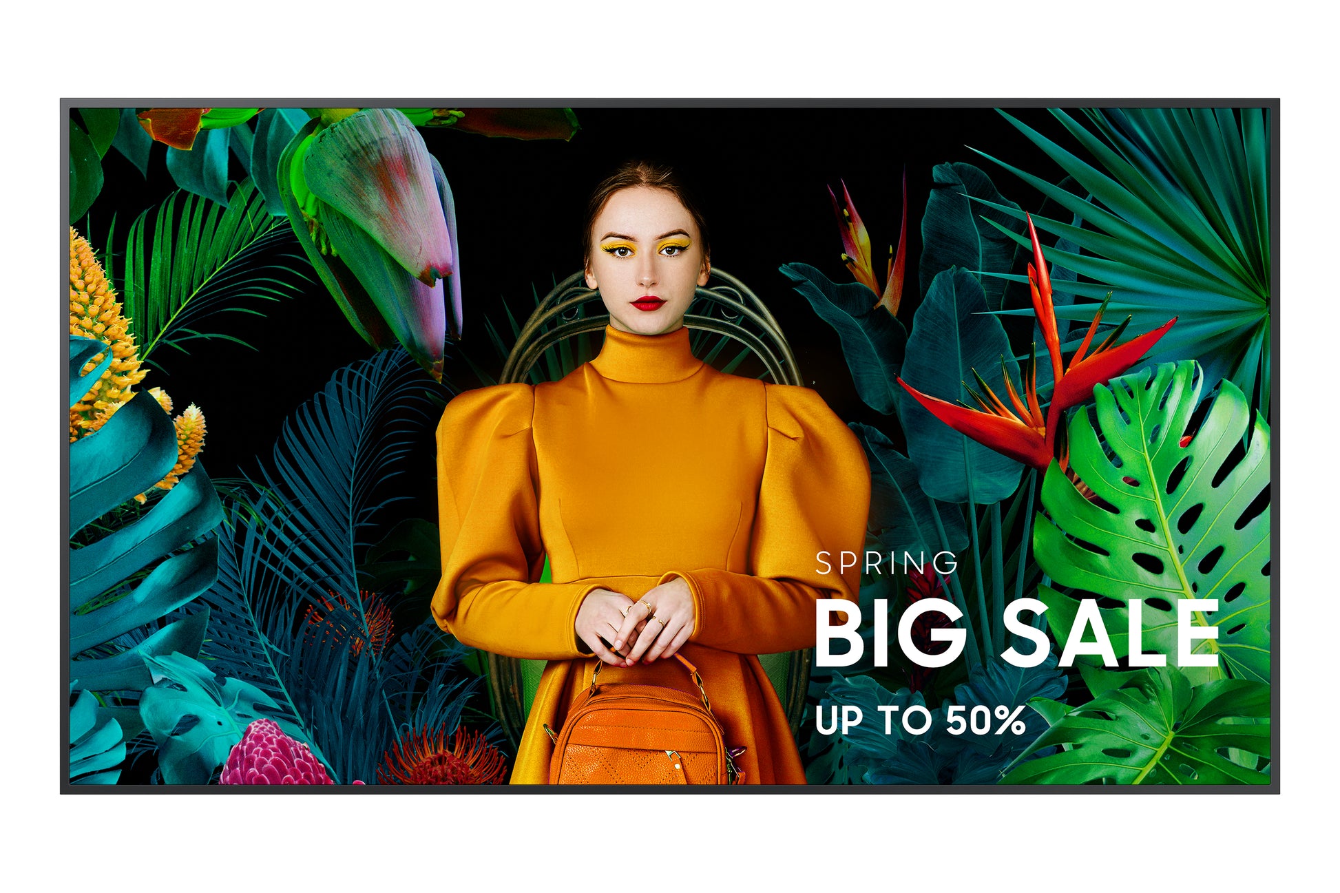 Samsung QM65C – 65", 3840 × 2160 (4K), VA, LAN
