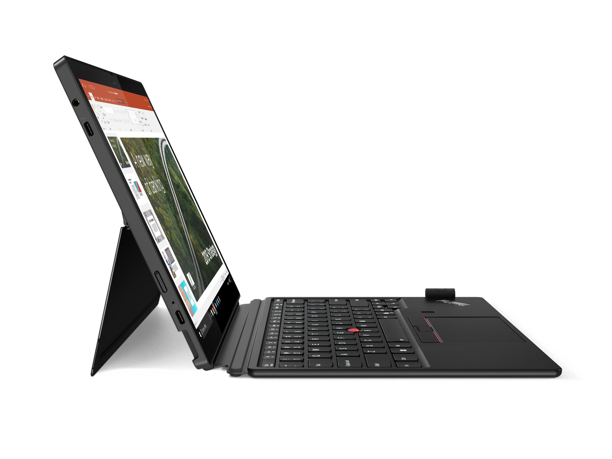 Lenovo ThinkPad X12 Detachable Gen 2 – 12,3", 512 GB, 16 GB, WLAN + 4G, Windows 11 Pro, Schwarz