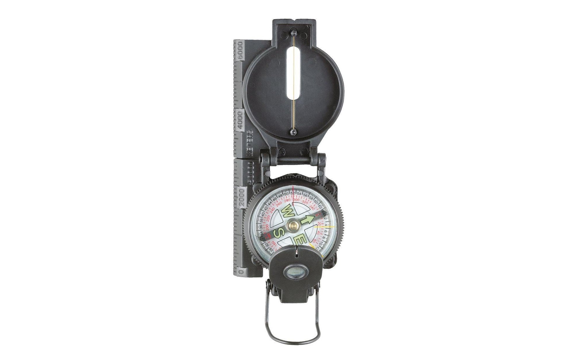 National Geographic Magnetischer Handkompass – mit Lineal – 85 × 26 × 58 mm – schwarz
