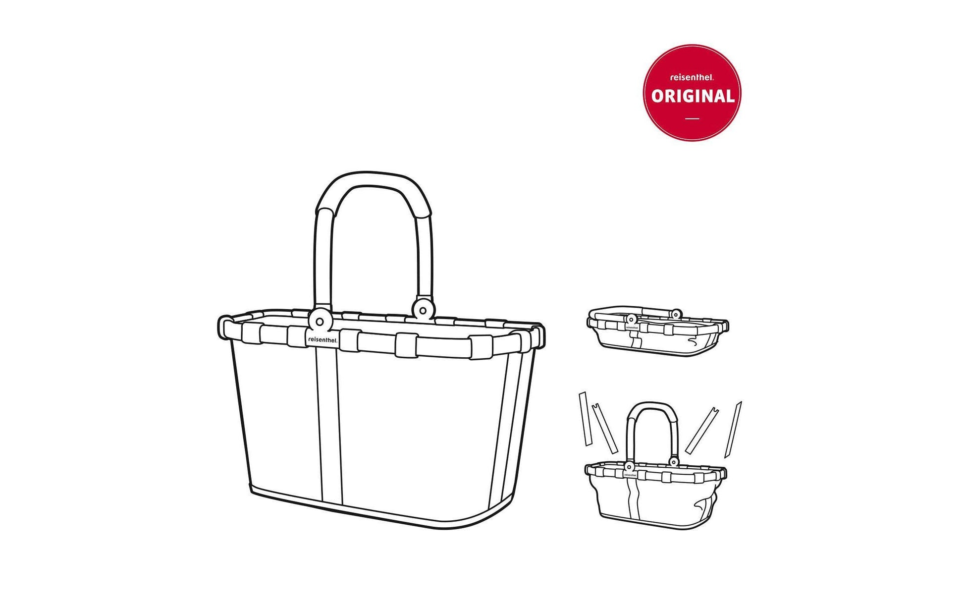 Reisenthel Stofftasche, Polyester, Schwarz, 480×290×280 mm