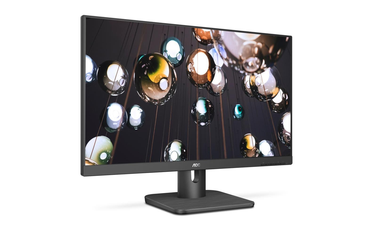 AOC 24E1Q – Monitor, 23,8", 1920 × 1080 (Full HD), IPS, 60 Hz, 250 cd/m², Eingebaute Lautsprecher, Schwarz
