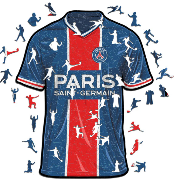 Iconic Puzzles PSG FC Trikot - Holz-Puzzle, 1 Spieler, ab 10 Jahren