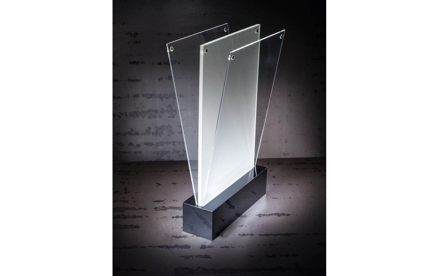 Sigel Tischaufsteller – 116 × 192 mm, transparent, wiederverwendbar, für A6