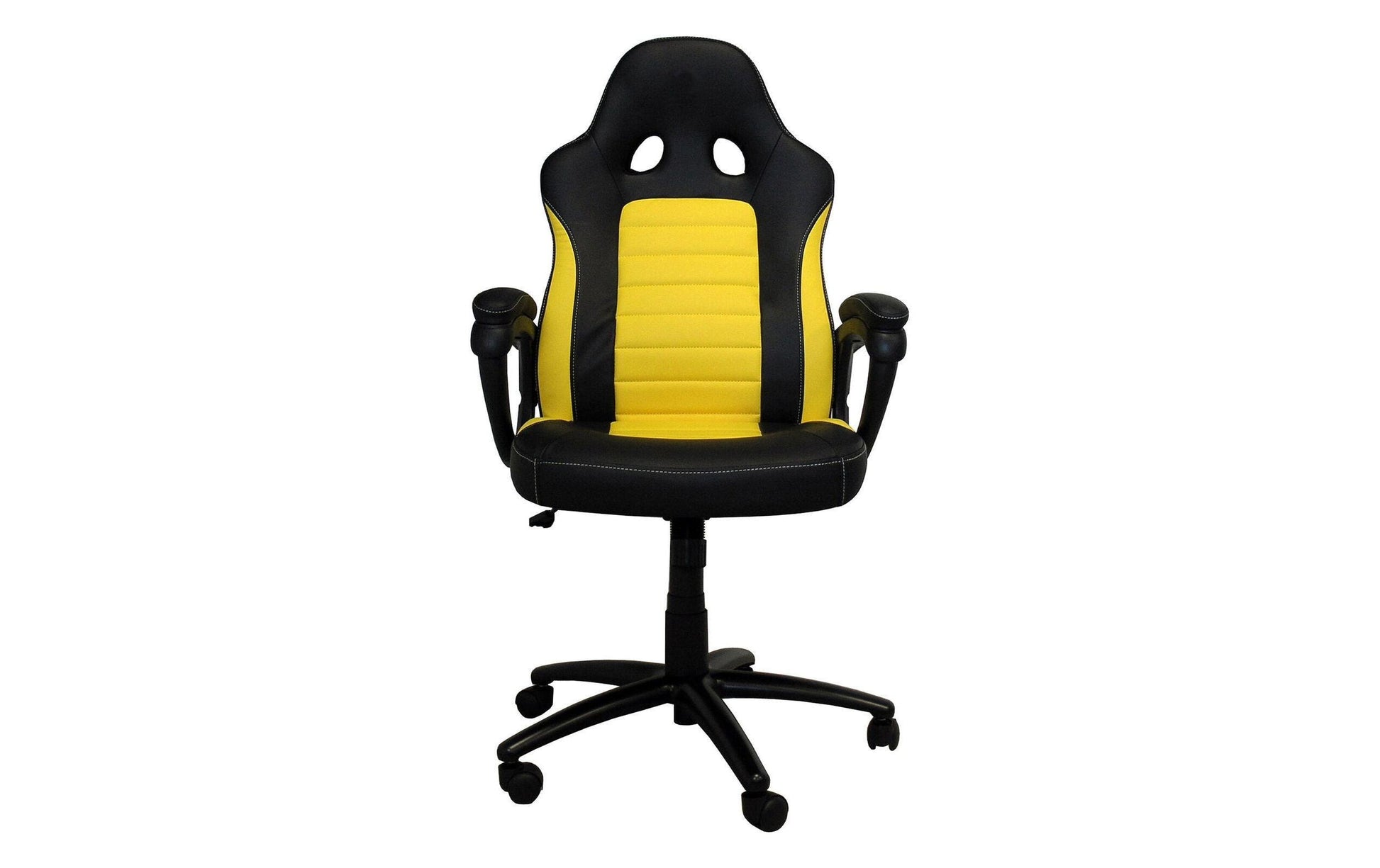 Racing chairs Racingchair CL-RC-BY Gaming-Stuhl – Kunstleder – Schwarz/Gelb, bis 150 kg
