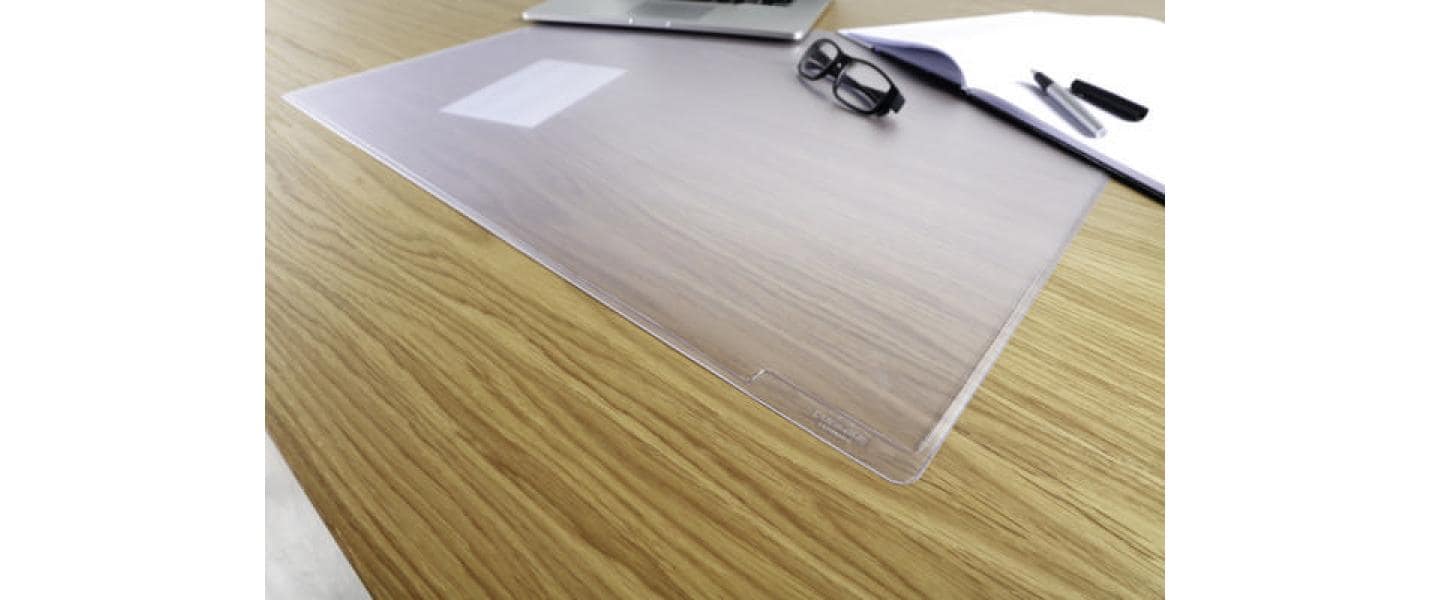 Durable Schreibtischunterlage – 530 × 400 mm, Kunststoff, transparent