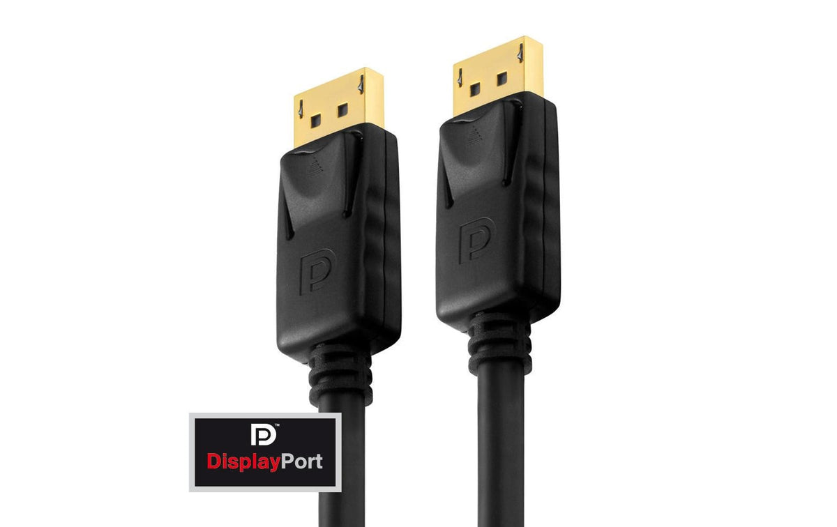 PureLink DisplayPort-zu-DisplayPort-Kabel – 5 m, rund, schwarz, DisplayPort 1.2