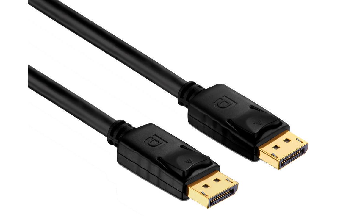 PureLink DisplayPort-zu-DisplayPort Anschlusskabel – 12,5 m, rund, schwarz, DisplayPort 1.2, AWG 24