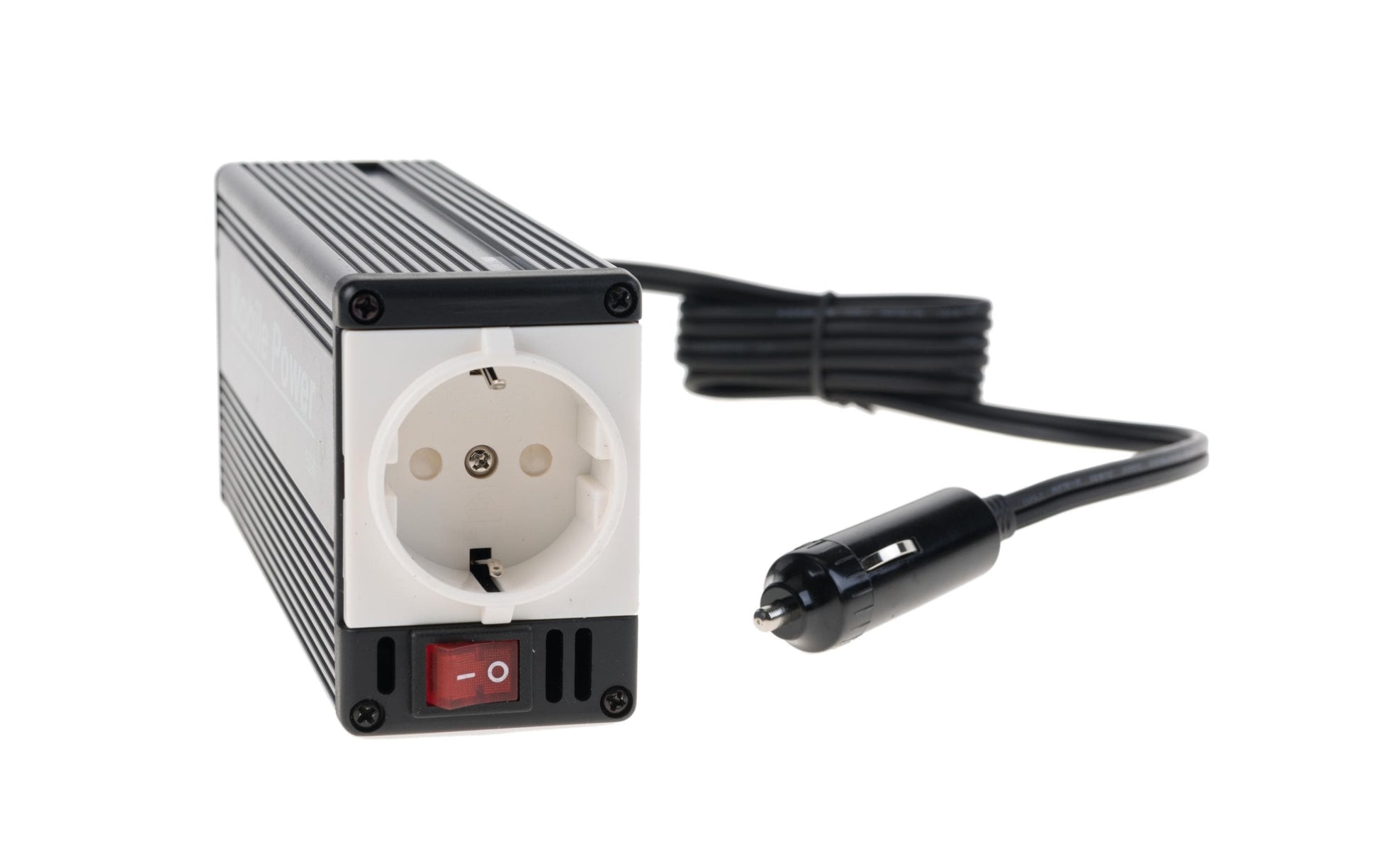 Mobile Power KV-150 Spannungswandler 12 V DC zu 230 V AC – 150 W, Modifizierter Sinus, 1× Schuko