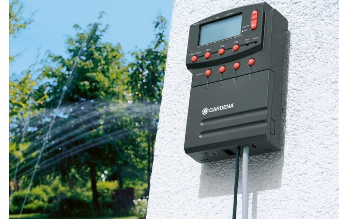 Gardena Verlängerungskabel, 15 m, 7×0,5 mm² – grau