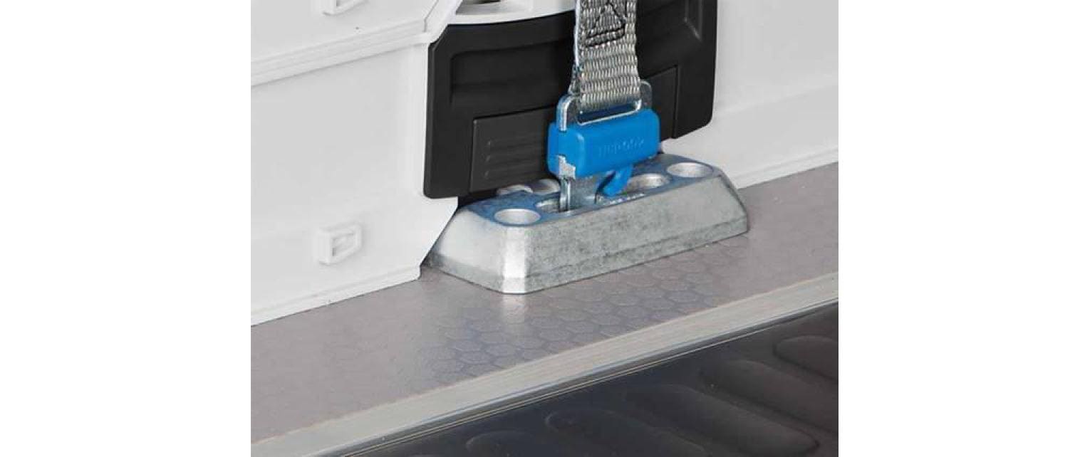 L-BOXX ProSafe VPE2 Halterung – verschraubbar, zum Aufklicken von BOXXen, grau, Metall, für L-BOXX