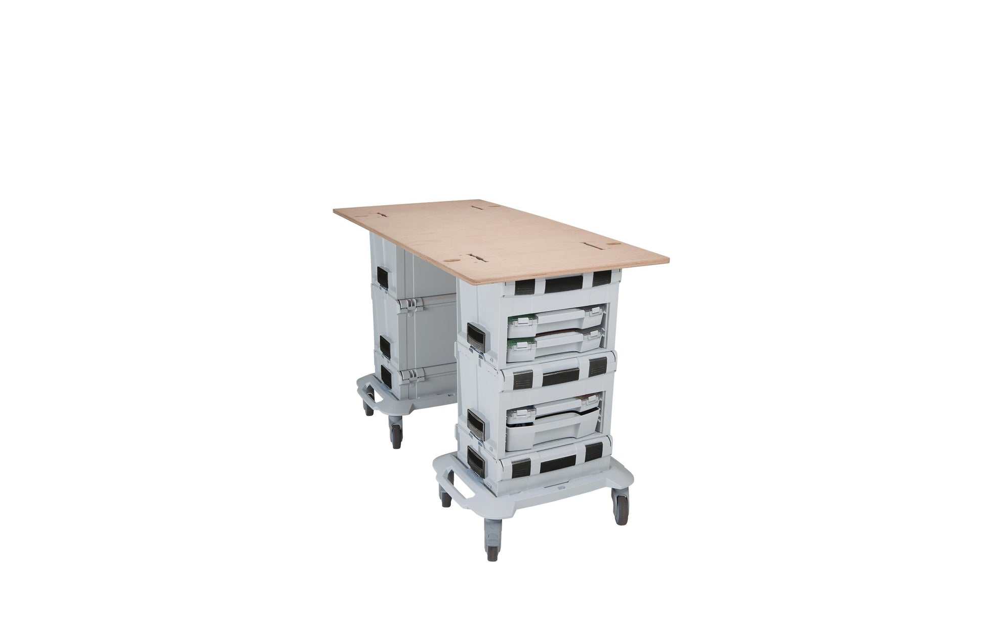 L-BOXX 1000010164 – Arbeitsplatte, 140 × 70 cm, beige, Birke