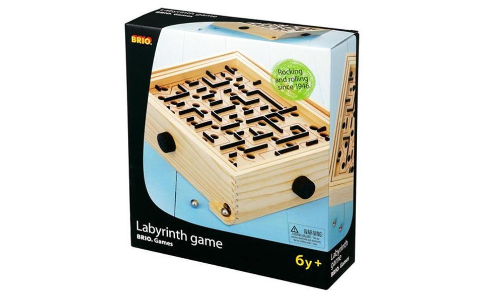 BRIO Labyrinth – Geschicklichkeitsspiel, 1 Spieler, ab 6 Jahren, 20 Min., DE