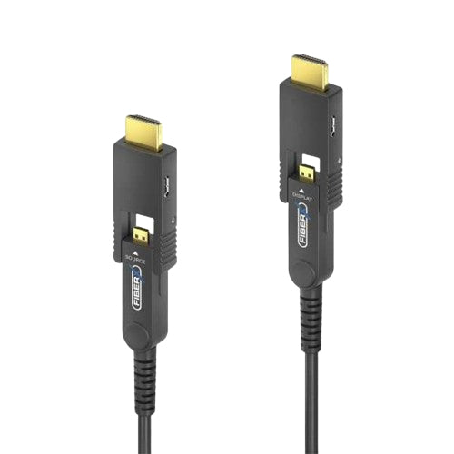 FiberX Micro-HDMI auf HDMI Kabel HDMI 2.0 4K 60 Hz – 25 m – AOC