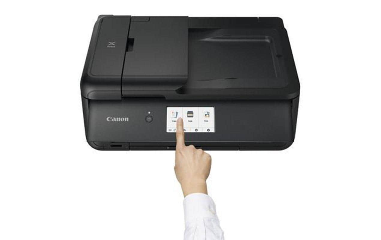 Canon PIXMA TS9550a – Farbiges Tintenstrahl-MFP A3, 3-in-1 – USB/LAN/WLAN – Duplex, ADF – 15 ppm S/W