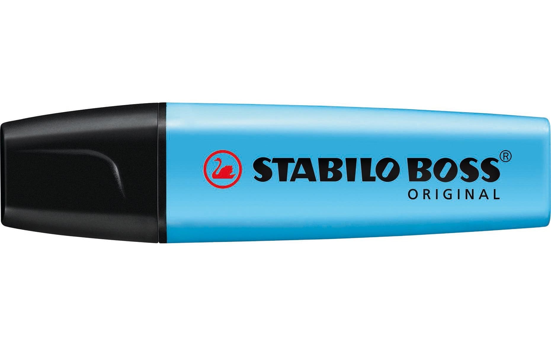 STABILO BOSS Original Textmarker Blau – Keilspitze, 2–5 mm, nachfüllbar