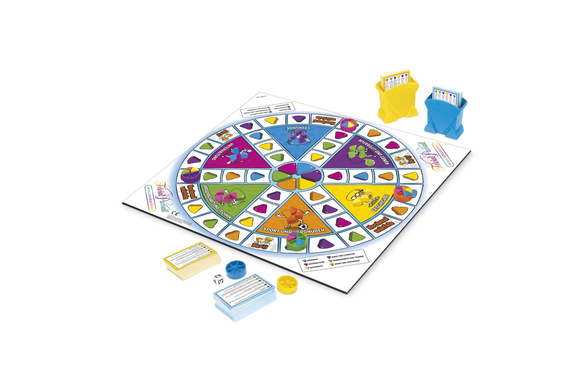 Hasbro Trivial Pursuit Familienausgabe – Quiz- & Wissensspiel, 2–6 Spieler, ab 8 Jahren, 45 Min., DE